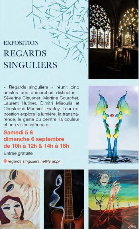 Affiche de l’exposition Regards singuliers